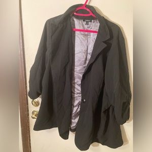 Black fitted blazer